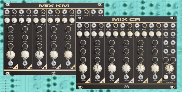 feedback modules mix cr km eurorack mixer