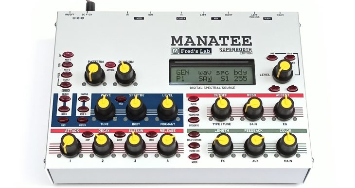 freds lab manatee synthesizer front