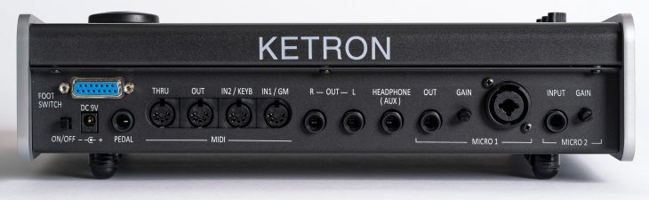 ketron lounge multiplayer soundmodul rear