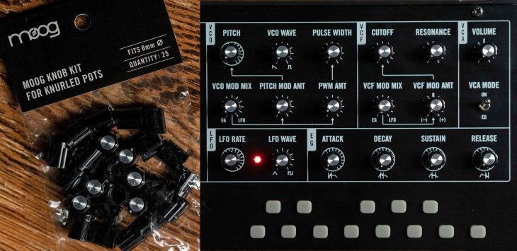 moog knob kit synthesizer