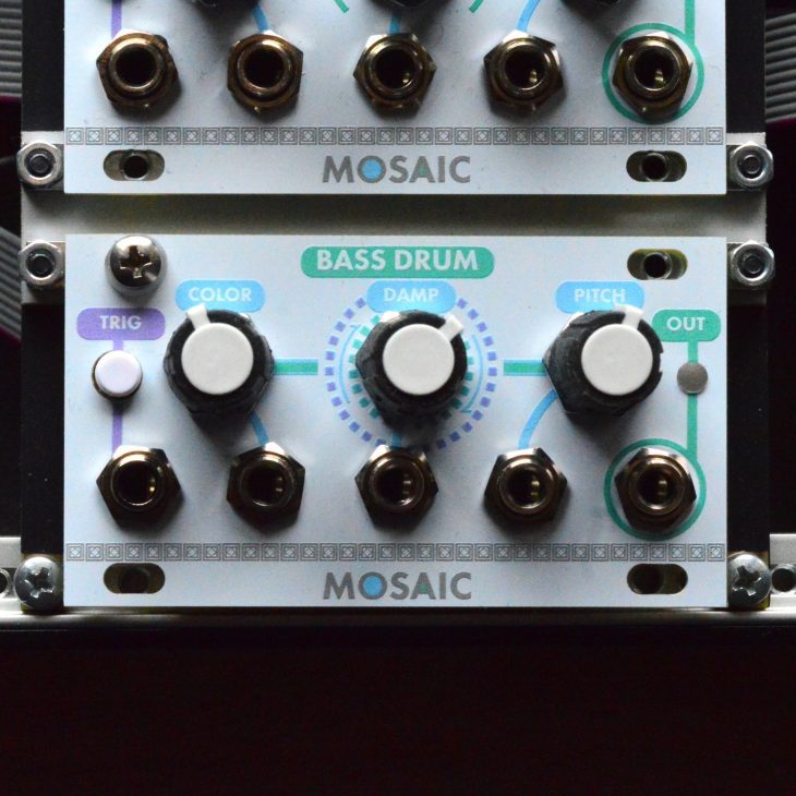 Mosaic 1U Drum Module - Bass Drum
