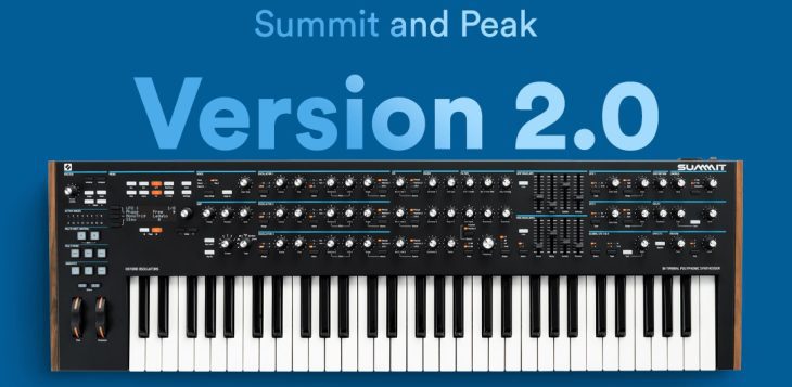 novation summit peak synthesizer update 2.0