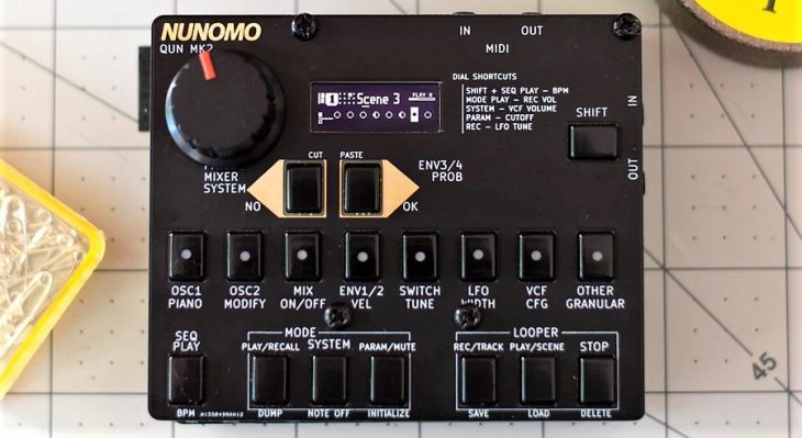 nunomo qun mk2 synthesizer top