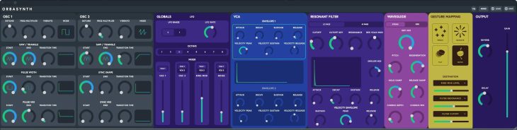 artiphon orbasynth software synthesizer 