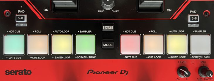 Pads vom Pioneer DJ DJM-S5