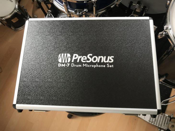  Test Presonus DM-7 Schlagzeug Mikrofon Koffer 1