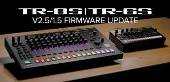 Roland TR-8S & TR-6S Rhythm Composer, Update 2.5 / 1.5