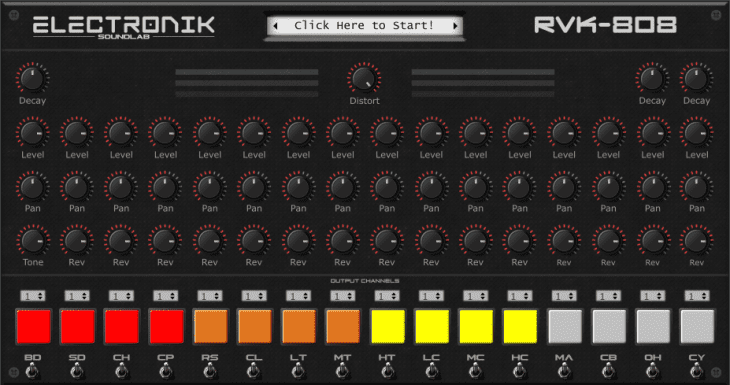 RVK-808 elektronik sound lab