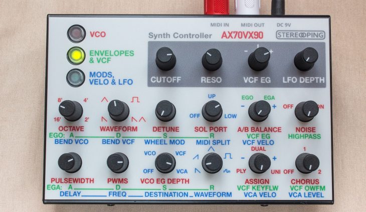 stereoping synth controller ax73vx90