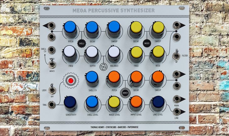 thomas henry designs mega percussive synthesizer test