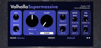 Valhalla Supermassive, kostenloses Reverb & Delay Plug-in