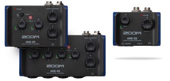 Zoom AMS-22, AMS-24, AMS-44, neue USB-C Audiointerfaces