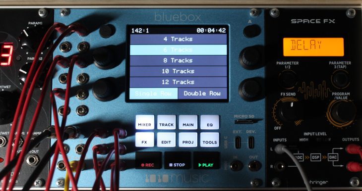 1010music Bluebox Eurorack Userbild Trackkonfiguration