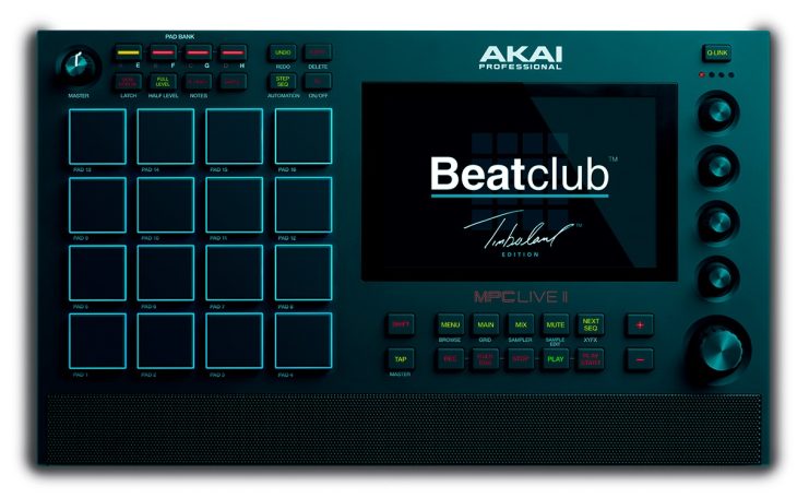 Akai MPC Live II Beatclub Timbaland Edition top