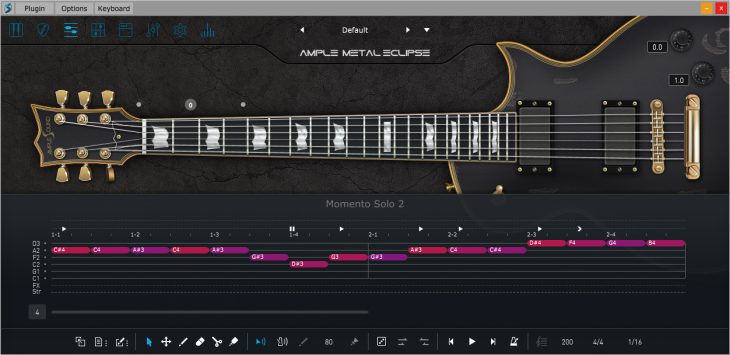 Ample Sound Metal Eclipse Bildschirmfoto