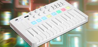 Arturia MiniLab 3 Alpine White, MIDI-Keyboard