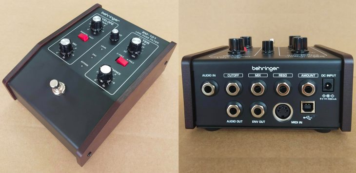 behringer bm-101 filter pedal MIDI
