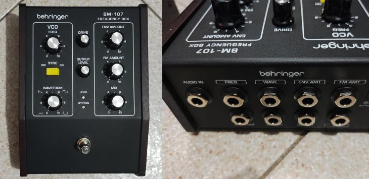 behringer bm-107 frequency box vco pedal