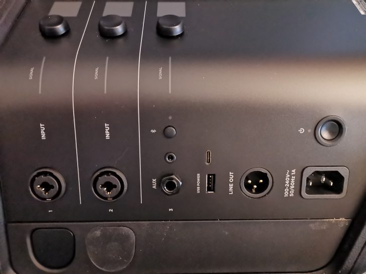 Bose S1 Pro Plus Lautsprecher, Anschlüsse