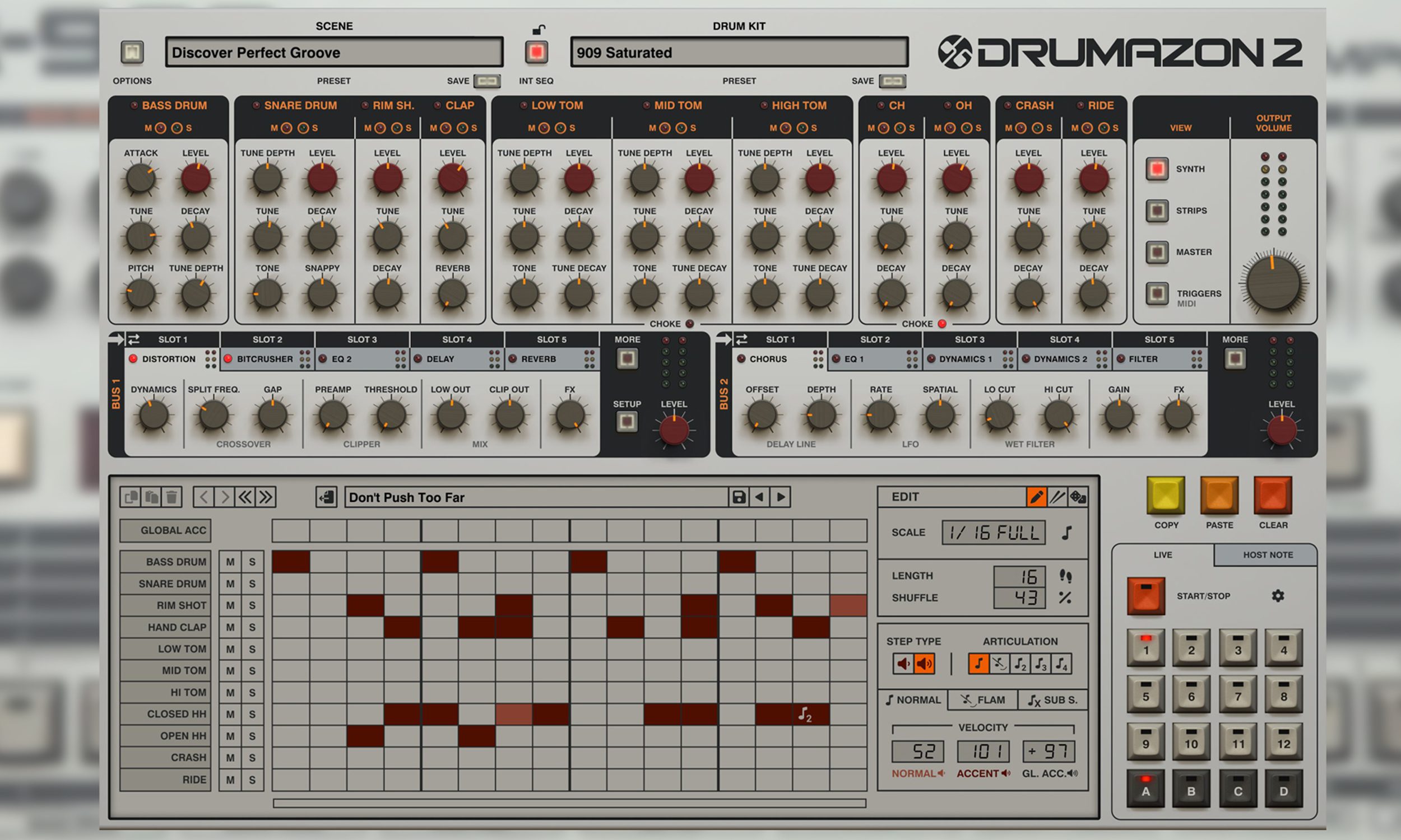 d16 group drumazon 2 plugin tr-909