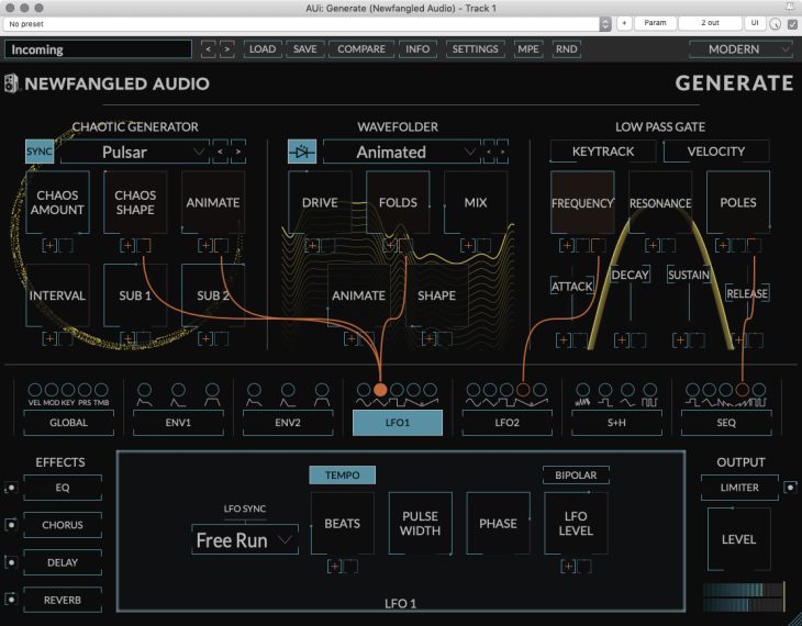Die 10 spannendsten Software-Synthesizer - Newfangled Audio - Generate 02