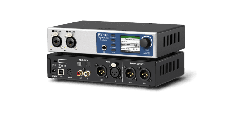 RME Audio Digiface AES, USB-Audiointerface mit 14 Ein-/16 Ausgängen