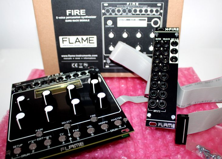 Flame Fire Userbild Module ausgepackt Verpackungsinhalt