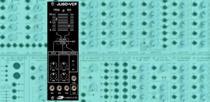g-storm electro ju60-vcf eurorack filter