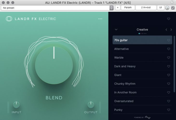 LANDR FX Suite - Electric