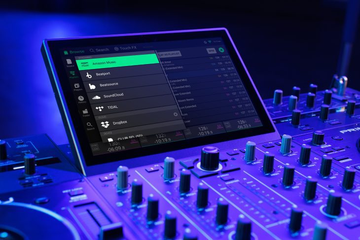 News: Denon DJ Prime 4+, 4-Deck Standalone DJ-Controller mit Amazon Music Unlimited