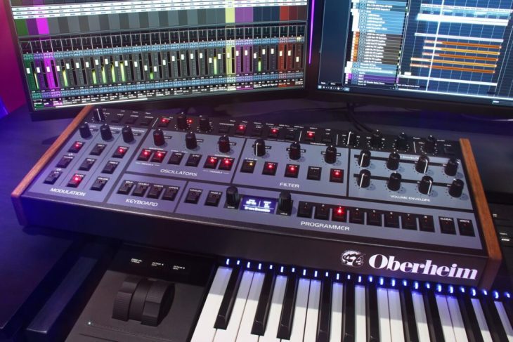 oberheim obx8 desktop synthesizer studio