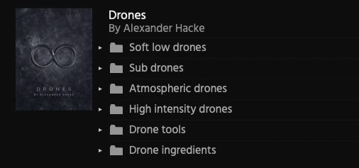 Orchestral Tools Drones - Drones Katagorie
