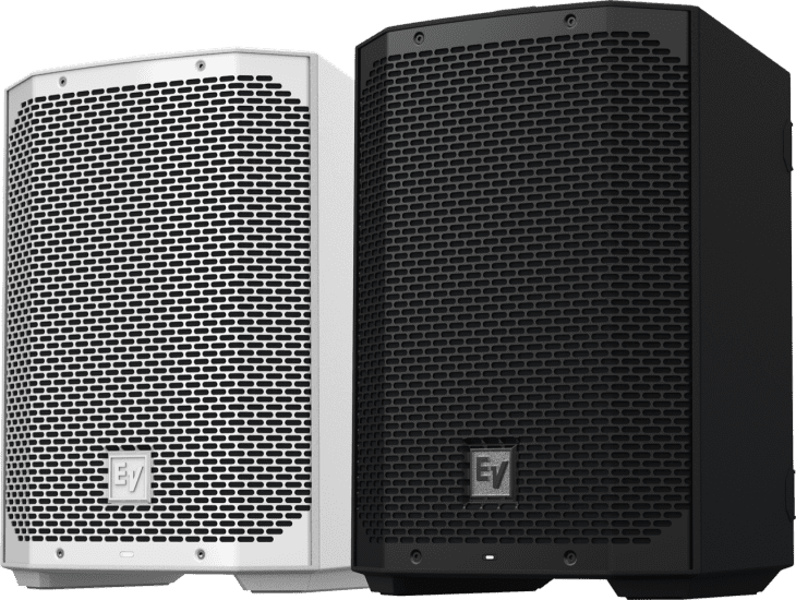 Der Electro-Voice Everse 8 Aktivlautsprecher ist in schwarz oder weiß lieferbar