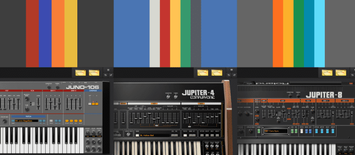 roland cloud legendary plugins jupiter-8 jupiter-4 juno-106 synthesizer