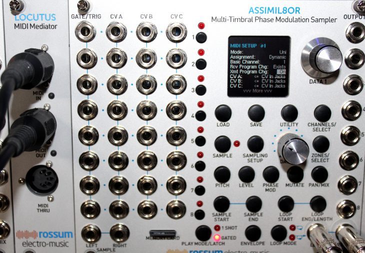 Rossum Assimil8or Userbild MIDI Setup 1