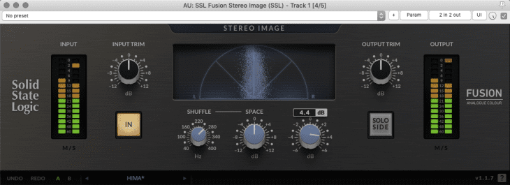 SSL Fusion Mastering Plug-Ins Stereo image b
