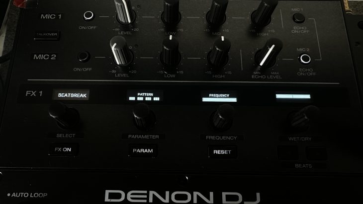 Die Effekt-Sektion des Denon DJ Prime 4+
