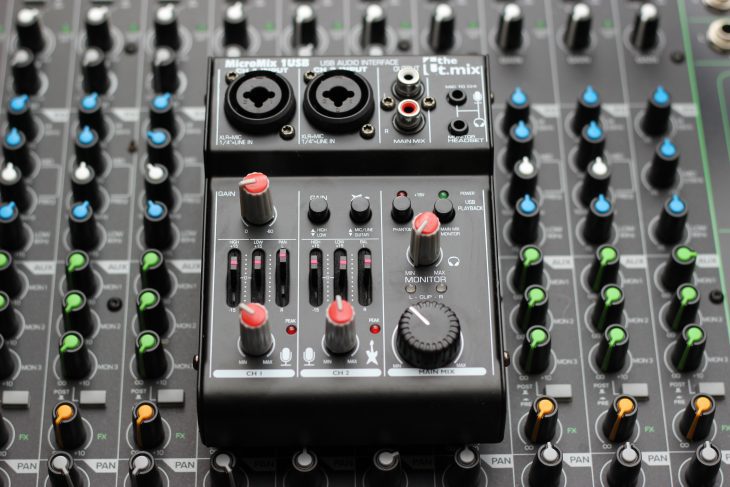 Test: the t.mix MicroMix 2 USB Mischpult