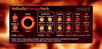 Valhalla Vintage Verb, Update 3.0 des Reverb Plug-ins