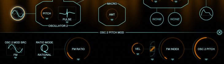 Zynaptiq Orange Vocoder - FM Modulation OSC2
