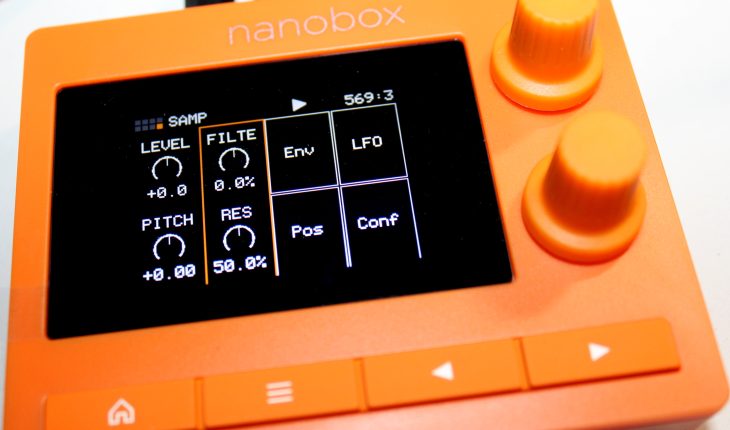 1010music nanobox tangerine Userbild Macro Control Page Filter Fokus