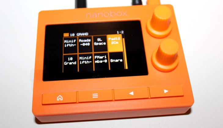 1010music nanobox tangerine Userbild Pad Home Screen