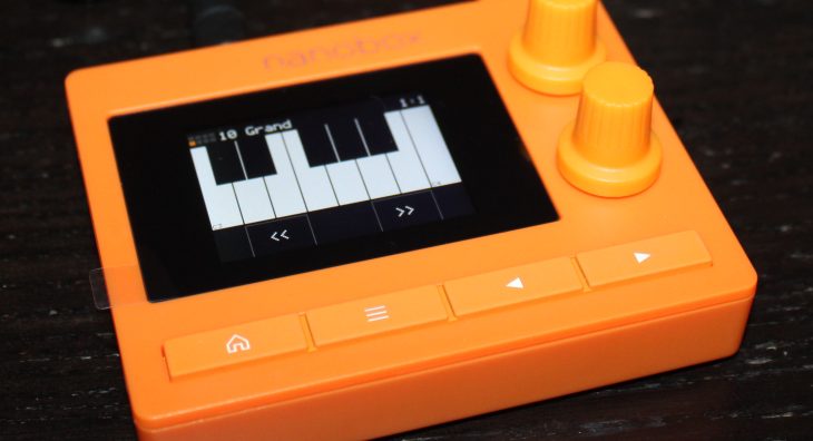 1010music nanobox tangerine Userbild Piano Ansicht