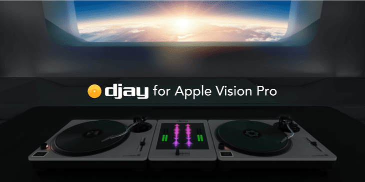 Algoriddim djay - Apple Music Integration und Support für die Apple Vision Pro