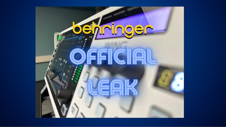 Leak Behringer Mini WING Ankündigung Social Media Facebook Aufmacher