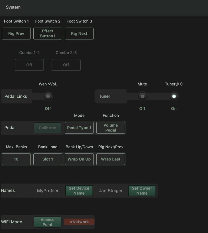 Profiler Player Rig Manager 4