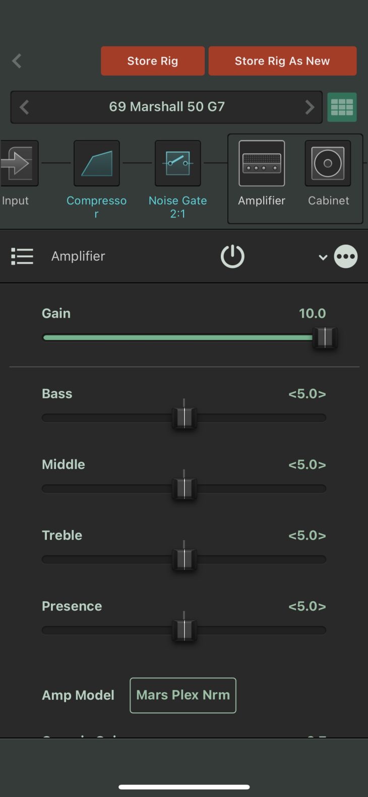 Profiler Player Rig Manager iOs 1