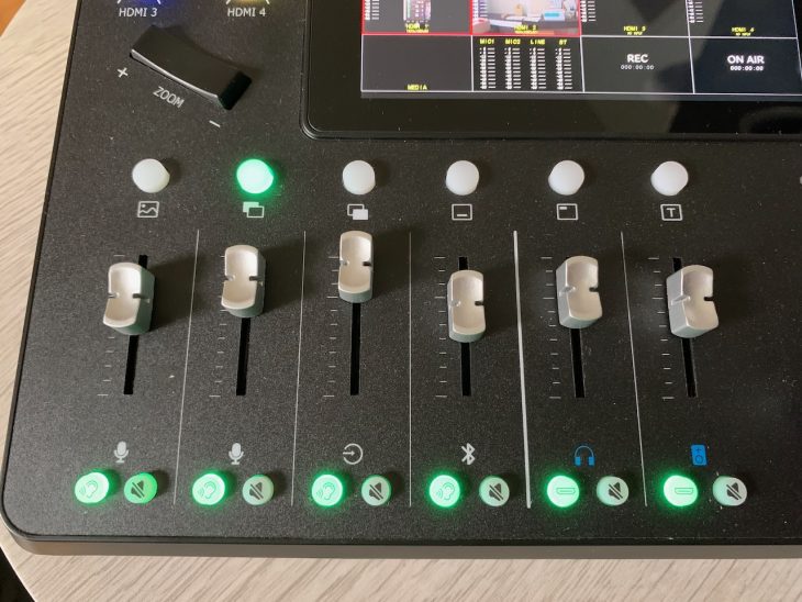 RGBLink mini-mx Video Streaming Mischpult Fader