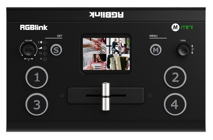 RGBLink Mini V2 Videomischer Topansicht