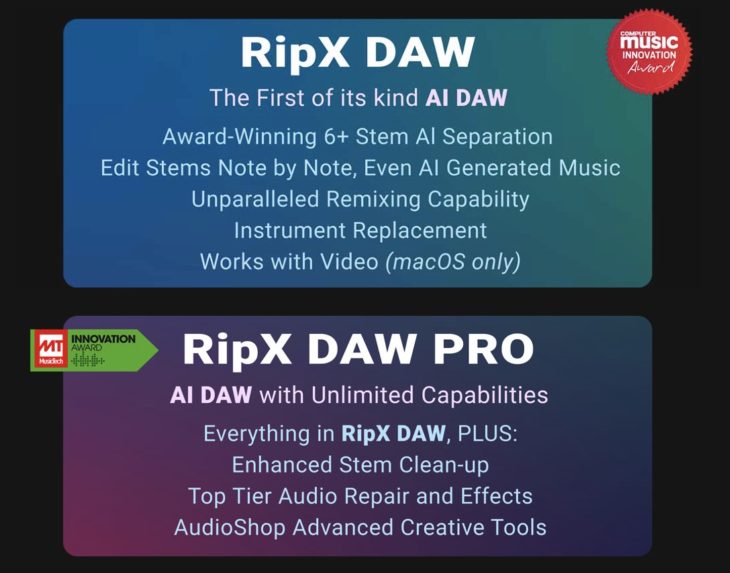 RipX DAW Pro AI Website